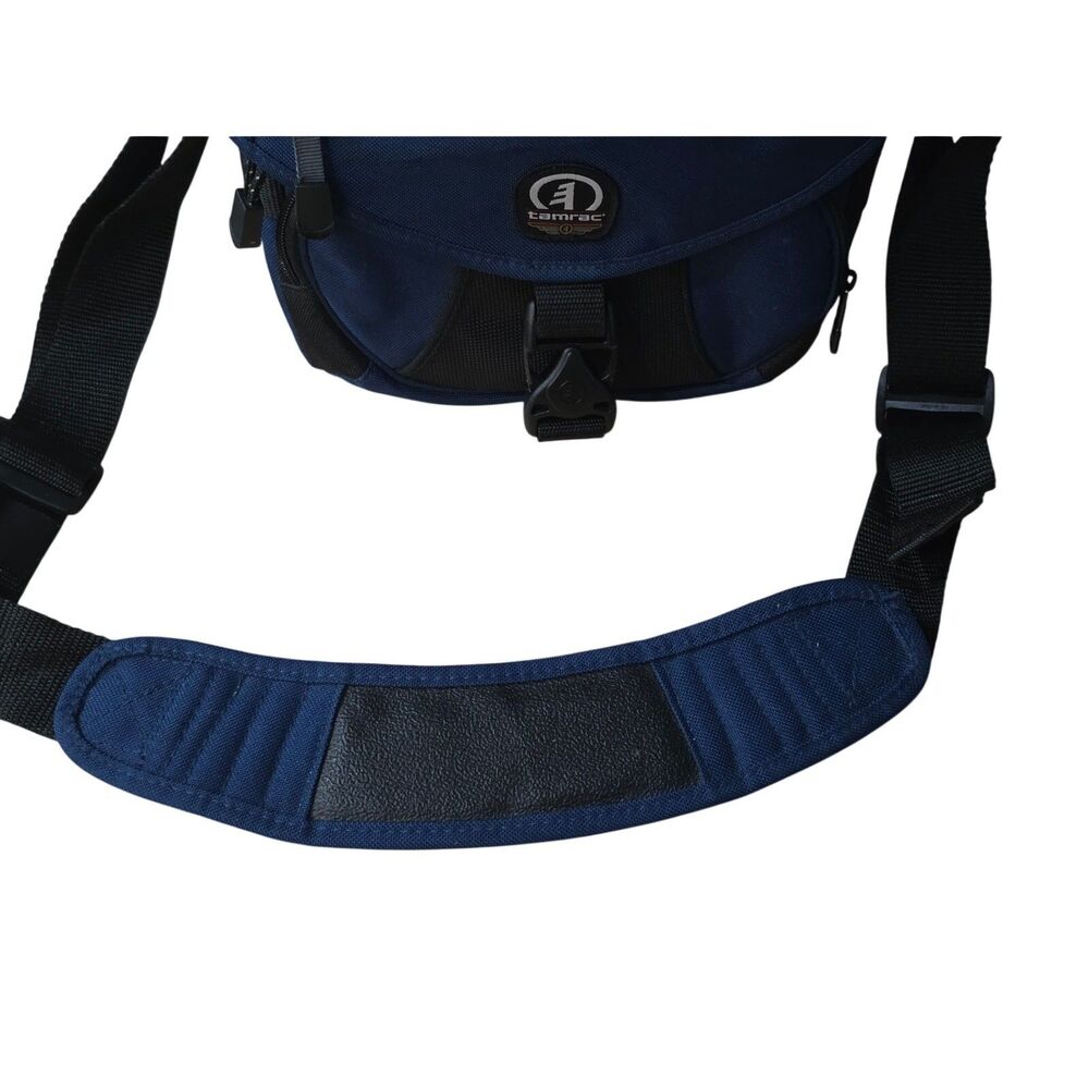 Tarmac Explorer 2 camera shoulder bag ~7 x 9 x 6" blue - Picture 10 of 11